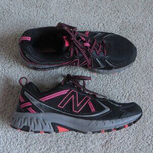 New balance All Terrain womens shoes size 8 black/pink trail running #WT410LB5